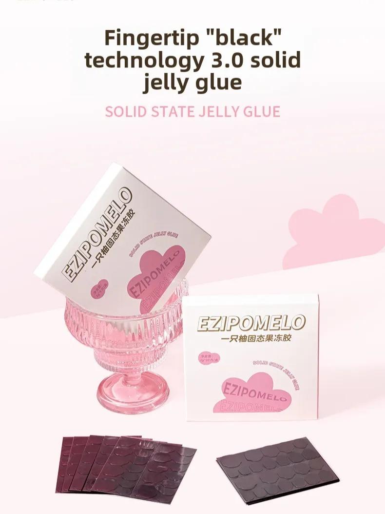 Solid Jelly Gel UV Cured Nail Art Adhesive