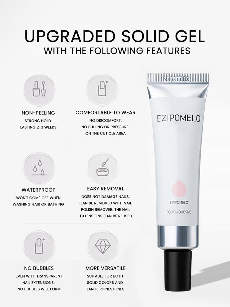 Solid Nail Gel for Press-On Nails